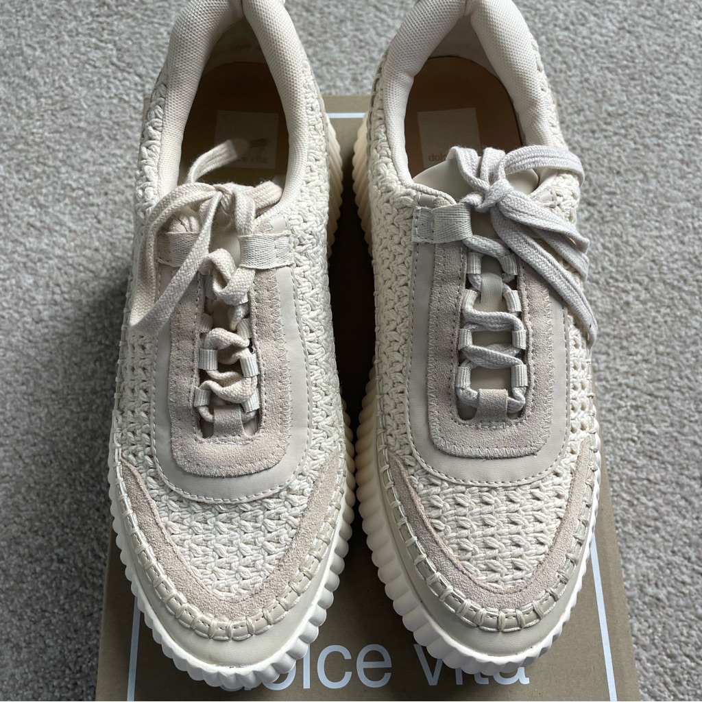 New Dolce Vita Dolen Women's Sandstone Sneakers Size 10